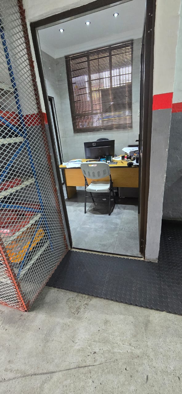 Office desk and workspace at the workshop